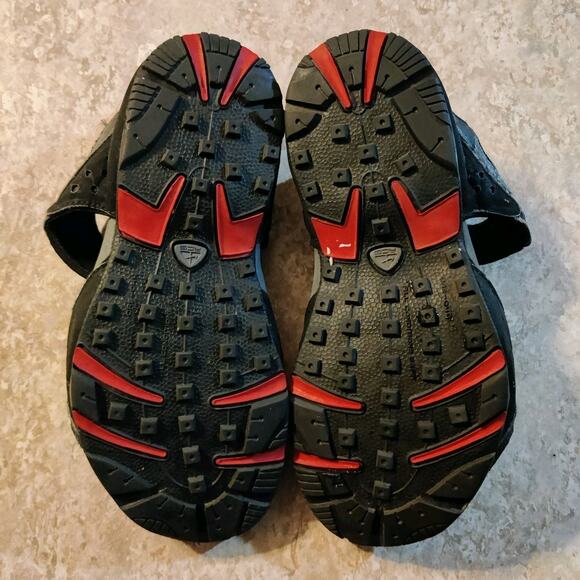 Nike ACG Sandals Mens 8 Sport Black Red Y2K Style 307509-061 - Picture 8 of 8